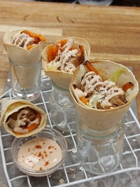 Tortilla Cones &mu;&epsilon; &Kappa;&epsilon;&phi;&tau;&epsilon;&delta;ά&kappa;&iota;&alpha; &Phi;&alpha;&sigma;&omicron;&lambda;&iota;&omicron;ύ &amp; &Psi;&eta;&tau;έ&sigmaf; &Gamma;&lambda;&upsilon;&kappa;&omicron;&pi;&alpha;&tau;ά&tau;&epsilon;&sigmaf;